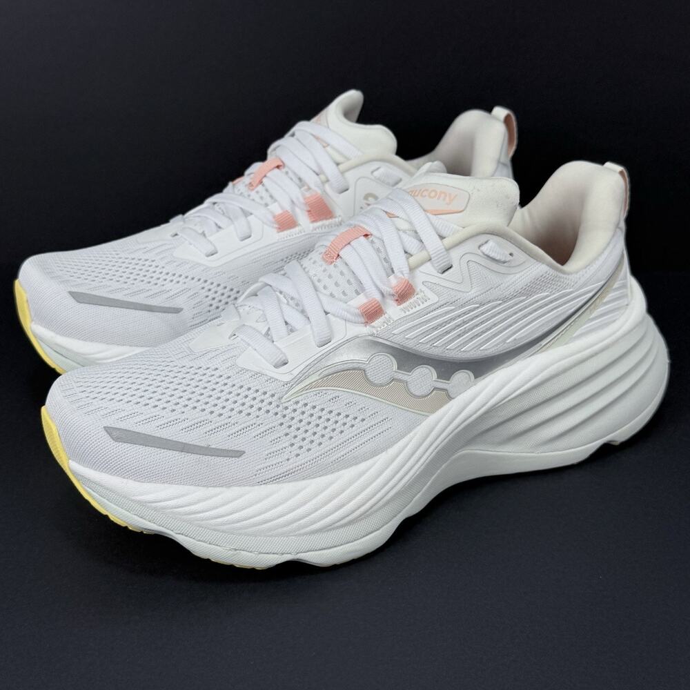 Saucony Hurricane 24 Women’s Size 9 White and Foam S10933-246 Running Shoes